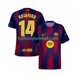 FC Barcelona Voetbalshirt Marcus Rashford 14 Champions League Heren Thuis Tenue 2025-2026 Korte Mouw
