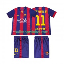 FC Barcelona Voetbalshirt Neymar JR 11 2014 2015 Retro Kleuters/Kids Thuis Tenue Korte Mouw