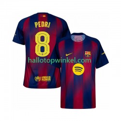 FC Barcelona Voetbalshirt Pedri 8 Champions League Heren Thuis Tenue 2025-2026 Korte Mouw