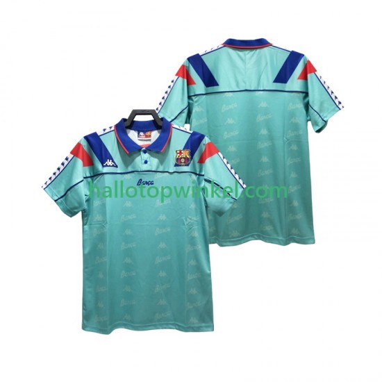 FC Barcelona Voetbalshirt 1992 1995 Retro Heren Uit Tenue Korte Mouw