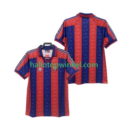 FC Barcelona Voetbalshirt 1996 1997 Retro Heren Thuis Tenue Korte Mouw