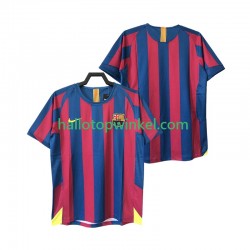 FC Barcelona Voetbalshirt 2005 Retro Heren Thuis Tenue 2006 Korte Mouw