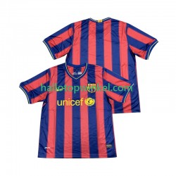 FC Barcelona Voetbalshirt 2009 Retro Heren Thuis Tenue 2010 Korte Mouw