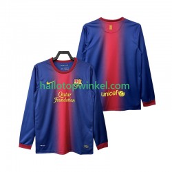 FC Barcelona Voetbalshirt 2012 2013 Retro Heren Thuis Tenue Lange Mouw