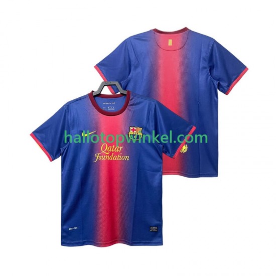 FC Barcelona Voetbalshirt 2012 2013 Retro Heren Thuis Tenue Korte Mouw