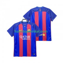 FC Barcelona Voetbalshirt 2016 2017 Retro Heren Thuis Tenue Korte Mouw