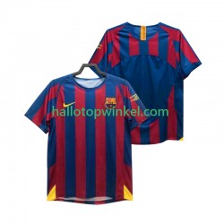 FC Barcelona Voetbalshirt Champions League 2005 Retro Heren Thuis Tenue 2006 Korte Mouw