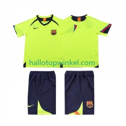FC Barcelona Voetbalshirt 2005 Retro Kleuters/Kids Uit Tenue 2006 Korte Mouw