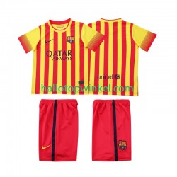 FC Barcelona Voetbalshirt 2013 2014 Retro Kleuters/Kids Uit Tenue Korte Mouw
