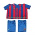 FC Barcelona Voetbalshirt 2005 Retro Kleuters/Kids Thuis Tenue 2004 Korte Mouw