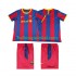 FC Barcelona Voetbalshirt Retro Kleuters/Kids Thuis Tenue 2011 2010 Korte Mouw