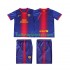 FC Barcelona Voetbalshirt 2012 2013 Retro Kleuters/Kids Thuis Tenue Korte Mouw
