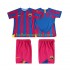 FC Barcelona Voetbalshirt Champions League 2005 Retro Kleuters/Kids Thuis Tenue 2006 Korte Mouw