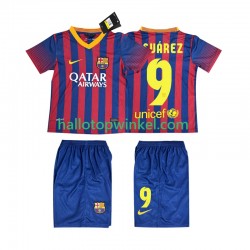 FC Barcelona Voetbalshirt SUARZE 9 2013 2014 Retro Kleuters/Kids Thuis Tenue Korte Mouw