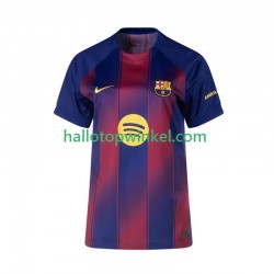FC Barcelona Voetbalshirt Dames Thuis Tenue 2025-2026 Korte Mouw