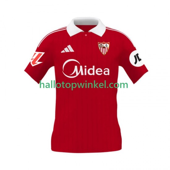 Sevilla FC Voetbalshirt Heren Uit Tenue 2025-2026 Korte Mouw
