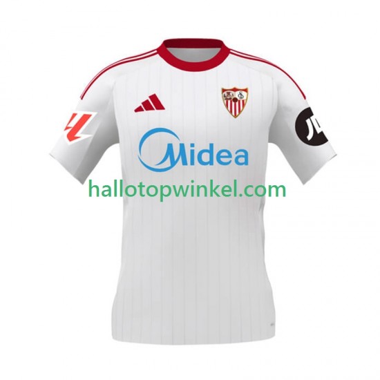Sevilla FC Voetbalshirt Heren Thuis Tenue 2025-2026 Korte Mouw