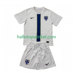Finland Voetbalshirt Kleuters/Kids Thuis Tenue 2025 Korte Mouw