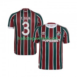 Fluminense Voetbalshirt Thiago Silva 3 Heren Thuis Tenue 2025-2026 Korte Mouw