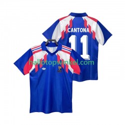 Frankrijk Voetbalshirt CANTONA 11 1990 Retro Heren Thuis Tenue Korte Mouw