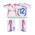 Frankrijk Voetbalshirt Henry 12 Retro Kleuters/Kids Uit Tenue 2006 Korte Mouw