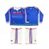 Frankrijk Voetbalshirt 1998 Retro Kleuters/Kids Thuis Tenue Lange Mouw