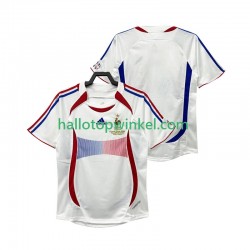 Frankrijk Voetbalshirt Retro Heren Uit Tenue 2006 Korte Mouw