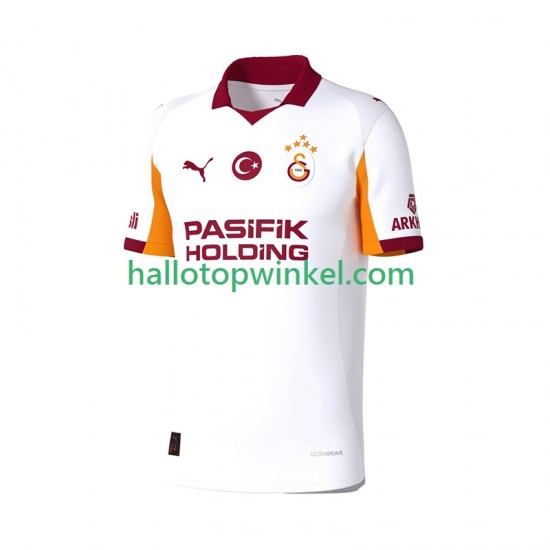 Galatasaray Voetbalshirt Heren Uit Tenue 2025-2026 Korte Mouw