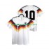 Duitsland Voetbalshirt 10 1990 Retro Heren Thuis Tenue Korte Mouw