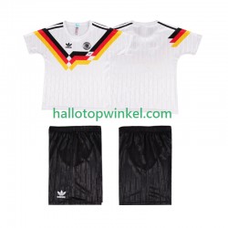 Duitsland Voetbalshirt 1990 Retro Kleuters/Kids Thuis Tenue Korte Mouw
