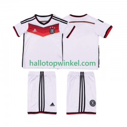 Duitsland Voetbalshirt 2014 Retro Kleuters/Kids Thuis Tenue Korte Mouw