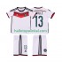 Duitsland Voetbalshirt MULLER 13 2014 Retro Kleuters/Kids Thuis Tenue Korte Mouw