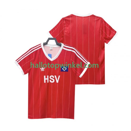 Hamburger SV Voetbalshirt 1983 1984 Retro Heren Uit Tenue Korte Mouw