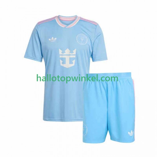 Inter Miami Voetbalshirt Kleuters/Kids Derde Tenue 2025-2026 Korte Mouw