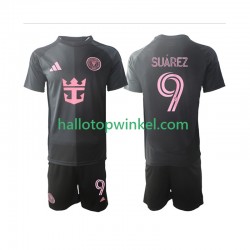 Inter Miami Voetbalshirt Suárez Luis 9 Kleuters/Kids Uit Tenue 2025 Korte Mouw