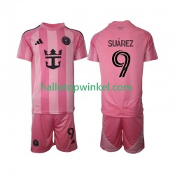 Inter Miami Voetbalshirt Suárez Luis 9 Kleuters/Kids Thuis Tenue 2025 Korte Mouw