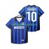 Inter Milan Voetbalshirt BAGGIO 10 1998 Retro Heren Thuis Tenue 1999 Korte Mouw