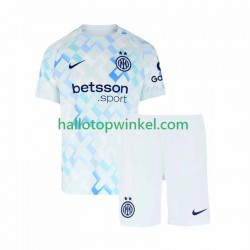 Inter Milan Voetbalshirt Kleuters/Kids Uit Tenue 2025-2026 Korte Mouw