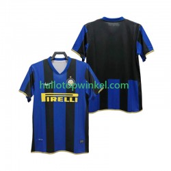 Inter Milan Voetbalshirt Champions League 2009 Retro Heren Thuis Tenue 2008 Korte Mouw