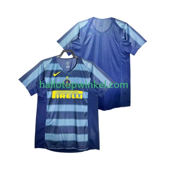 Inter Milan Voetbalshirt 2005 Retro Heren Derde Tenue 2004 Korte Mouw