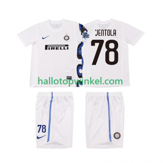 Inter Milan Voetbalshirt VENTOLA 78 Retro Kleuters/Kids Uit Tenue 2011 2010 Korte Mouw