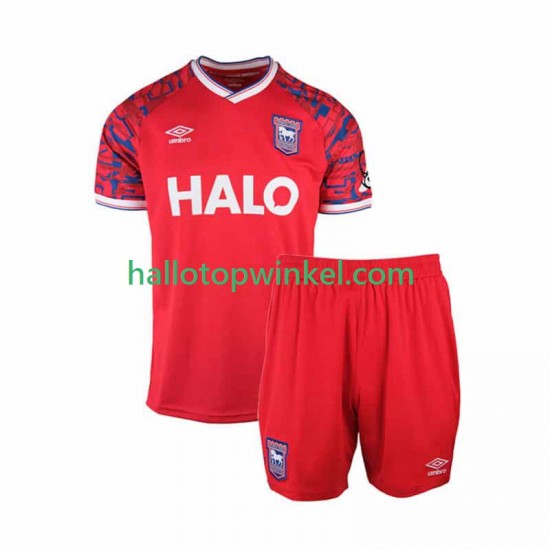 Voetbalshirt Ipswich Town Kleuters/Kids Uit Tenue 2025-2026 Korte Mouw