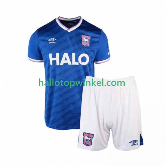 Voetbalshirt Ipswich Town Kleuters/Kids Thuis Tenue 2025-2026 Korte Mouw