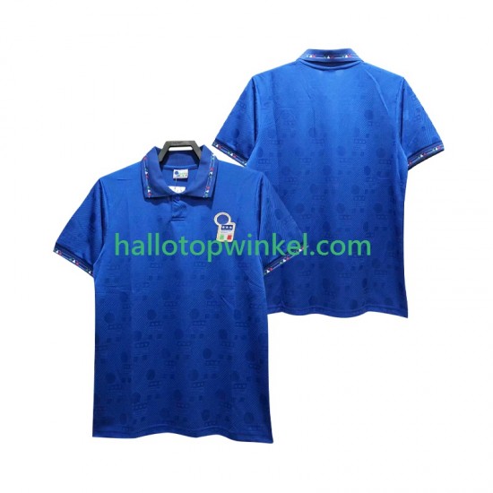 Italië Voetbalshirt Retro Heren Thuis Tenue 1994 Korte Mouw