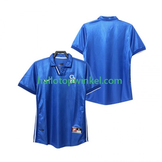 Italië Voetbalshirt 1998 Retro Heren Thuis Tenue Korte Mouw
