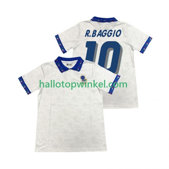 Italië Voetbalshirt Roberto Baggio 10 Retro Heren Uit Tenue 1994 Korte Mouw