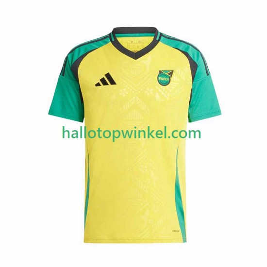 Jamaica Voetbalshirt Heren Thuis Tenue 2024-2025 Korte Mouw
