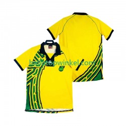 Jamaica Voetbalshirt 1998 Retro Heren Thuis Tenue Korte Mouw