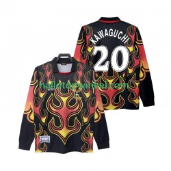 Japan Voetbalshirt KAWAGUGHI 20 1998 Doelman Retro Heren Thuis Tenue Lange Mouw