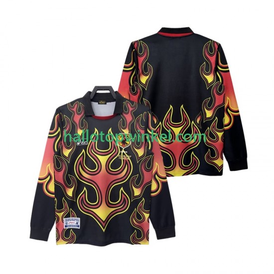 Japan Voetbalshirt 1998 Doelman Retro Heren Thuis Tenue Lange Mouw